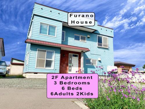 Furano House, JR Station, 2F Apartment, 3 Bedrooms, Max 8PP - 6 Adults 2 Kid, Onsite Parking