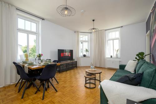 LE Vacation 3-Room-Apartment 67qm, Küche, Netflix, Free-TV in Schkeuditz, Deutschland