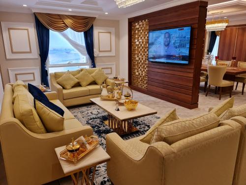 Shared lounge/TV area, Holiday Villa Hail Hotel in Ha'il