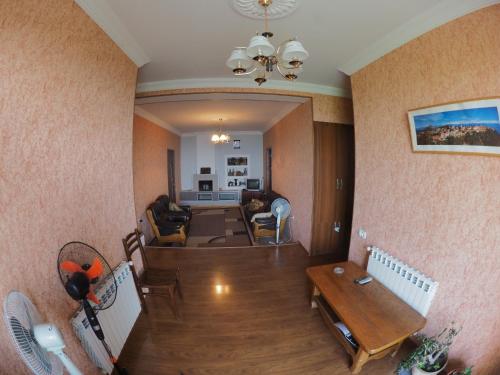 共用Lounge/電視區, 贊達艾什威利旅館 (Zandarashvili Guest House) in 西格納吉