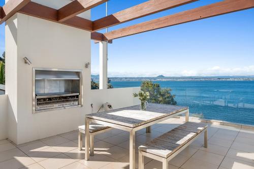 陽台/露台, 陶波頂層公寓 (Taupo Penthouse) in 相思灣