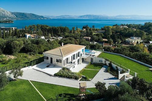 Secluded Elegance at Villa Giem - 4 Bedrooms - Unmatched Sea Views - Private Pool & Lush Gardens - Dassia
