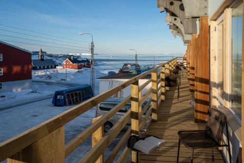 View, Hotel Hvide Falk in Ilulissat