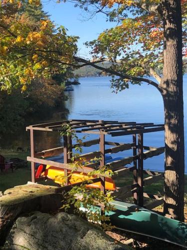 Little Loon Cottage and Beach on Webster Lake Little Loon Cottage and Beach on Webster Lake
