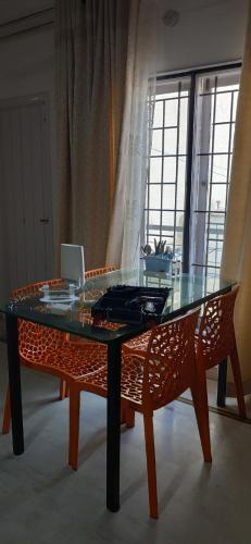 Moonchine yellow furnished 2bhk flat in Cooke town