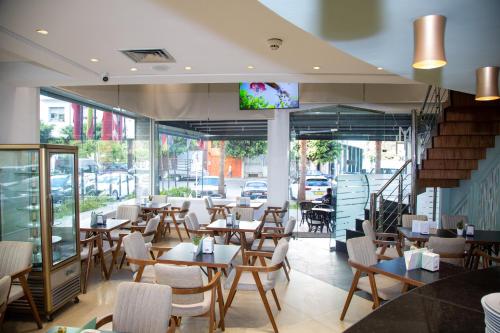 Restaurant, Malak Hotel in Rabat