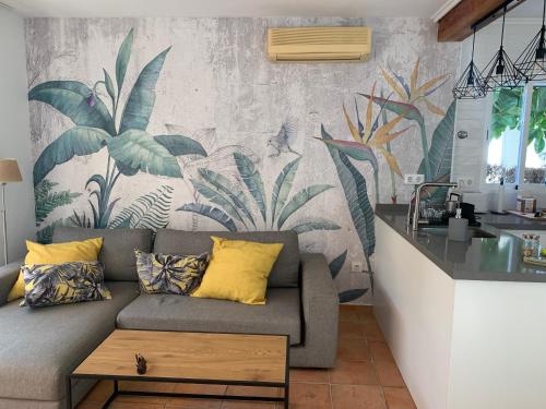 Kitchen, Villa con piscina, 2 terrazas privadas, WIFI, BBQ in Santa Llucia