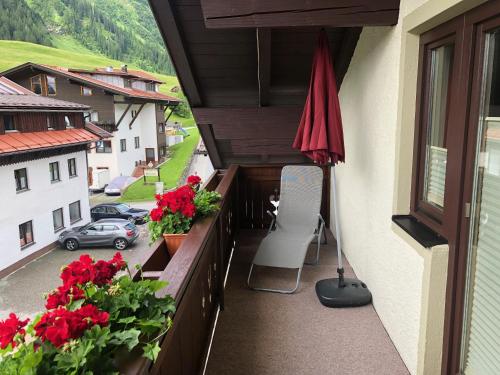 陽台/露台, 科赫加斯特豪斯酒店 (Gastehaus Koch) in 柏瓦格