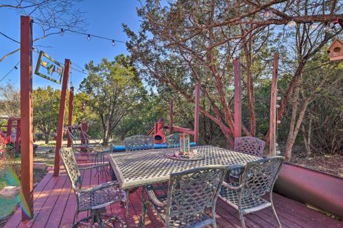 Charming Lake Creek Cabin with Pool Access and Decks