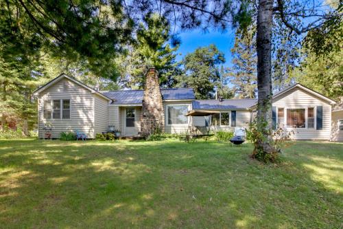 Lakefront Minnesota Escape with Fire Pit and Boat Dock