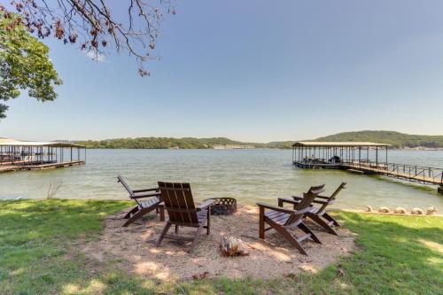 Contemporary Lakeside Haven with Dock and Hot Tub