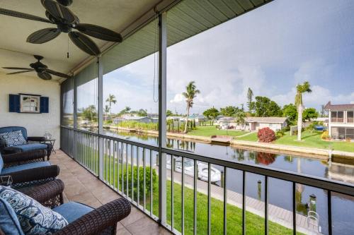 Waterfront Cape Coral Condo with Screened Porch!