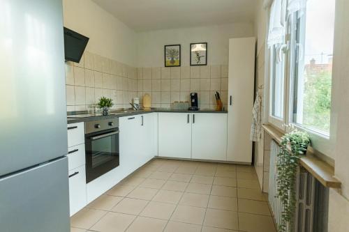 廚房, Großzügiges & freundliches Apartment mit Balkon (Großzugiges & freundliches Apartment mit Balkon) in 迪林根/薩爾