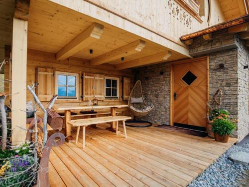 Wellness chalet directly on the ski slope