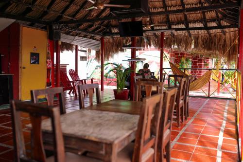 Balcony/terrace, Hostal La Guaca in Torices