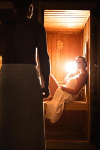 Sauna, Hostellerie Le Lievre Amoureux in Valpelline