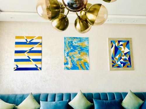 Facilities, Appartement Cozy avec piscine in Sidi Rahal