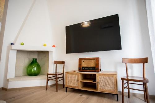 Koplietošanas atpūtas telpa ar TV, Ca’ Lezet in Guagnano