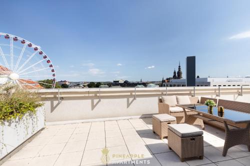 PINEAPPLE APARTMENTS - Penthouse am Zwinger - 162qm - 1x free parking, Drážďany (fotografie 3)
