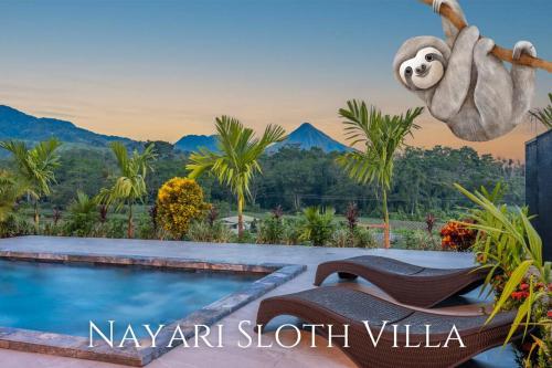 . Nayari Sloth Villa #1 with Volcano View and Trials