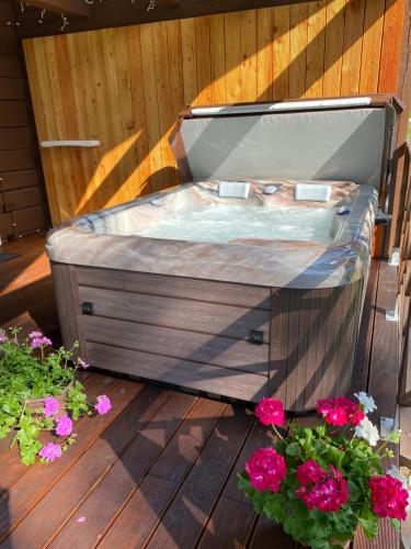 熱水浴池, Rubikiai Lux Ežero Namelis (Rubikiai Lux Ezero Namelis) in 魯比基埃