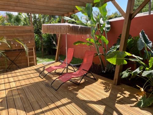 KazaCoco Bungalow à 5 min à pieds du lagon - Location saisonnière - Saint-Paul