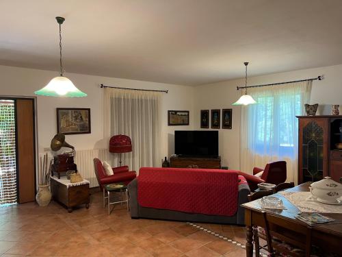 Közös társalgó / TV, Villa Franca in Castelluccio Superiore