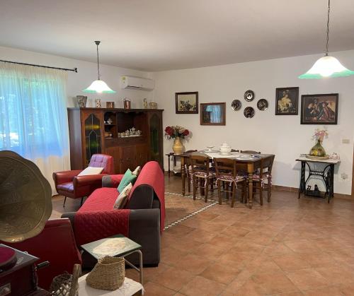 Közös társalgó / TV, Villa Franca in Castelluccio Superiore
