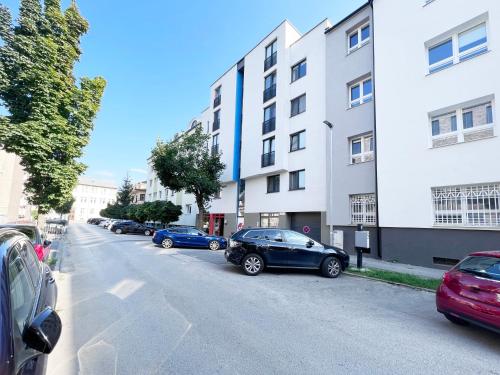 Exterior view, City center apartment with nice balcony in Zilina
