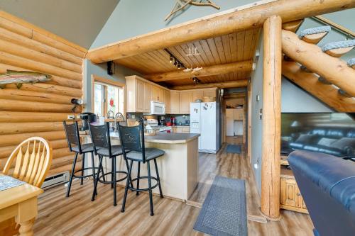 Soldotna Fishing Lodges with Dock on Kenai River!