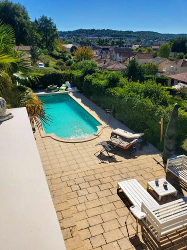 Villa de 5 chambres avec piscine privee jacuzzi et terrasse a Perigueux - Location, gîte - Périgueux