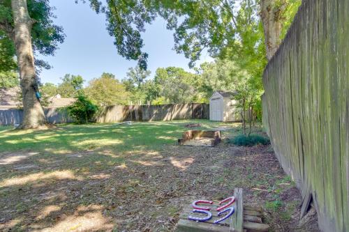 Ocean Springs Home with Fire Pit and Game Room!