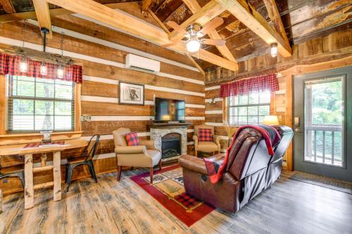 Peaceful Creekside Hideout Cabin with Hot Tub! - image 2