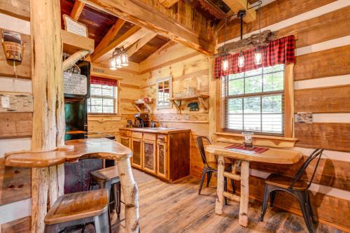 Peaceful Creekside Hideout Cabin with Hot Tub! - image 10