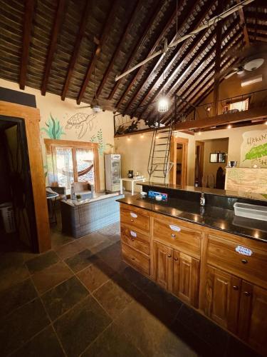 廚房, Jungle Hostel & Private Rooms in 聖卡塔利娜