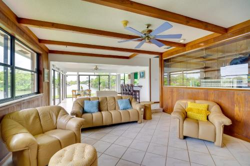 Cocoa Beach House on Banana River Walk to Ocean! in Cocoa Beach, USA