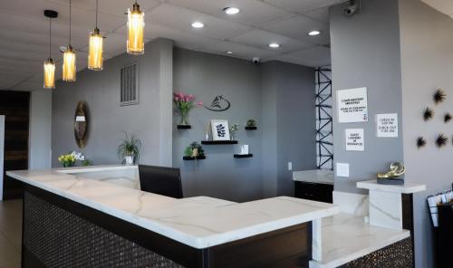 Előcsarnok, Airport Inn in Nederland (Texas)