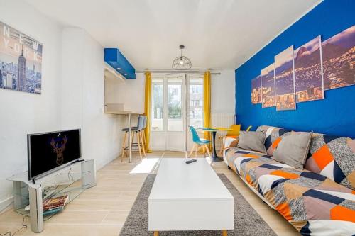 Cocon chaleureux, 2 chambres, wifi avec fibre - Location saisonnière - Grenoble