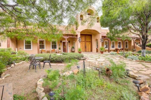 Los Cerrillos Hillside Hacienda on 65 Acres! in Cerrillos, USA