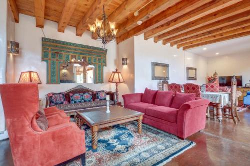 Los Cerrillos Hillside Hacienda on 65 Acres! in Cerrillos, USA