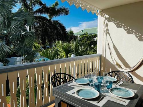 Le Palmier Bleu, cocon tropical, plage & piscine - Location saisonnière - Anse-Marcel