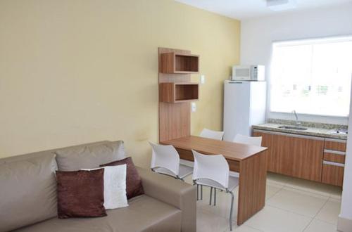 Kjøkken, Apartamento Encontro das Aguas in Res. Alto da Boa Vista