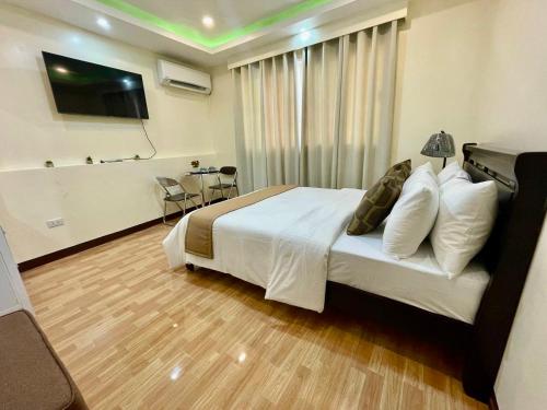 1 double bed
