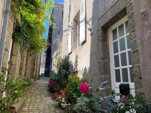 Maison à fleurs