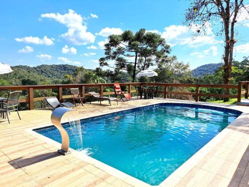 Sítio em Juquitiba com Wi-Fi, Piscina e horta