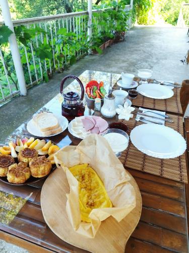 陽台/露台, Country House Uliana in 茨卡爾圖博