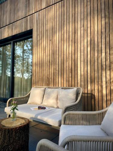 Balkons/terase, Eco Bosvilla Wateren in Vaterene
