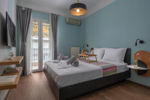 Estia Thessaloniki Apartment, cozy, spacious, sunny, 2 rooms-5 beds