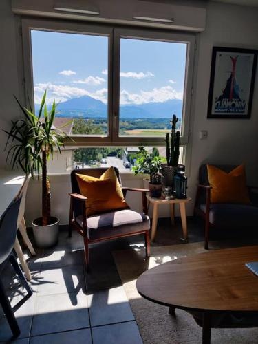 Charmant appartement avec magnifique vue - Location saisonnière - Monnetier-Mornex