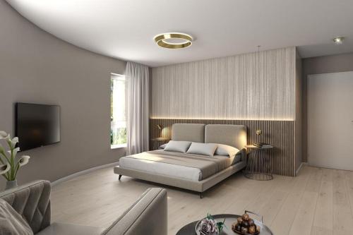 1 queen bed, 1 double bed